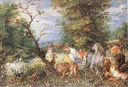BRUEGHEL, Jan the Elder The Animals Entering the Ark  fggf China oil painting reproduction